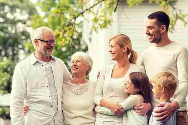 personal injury lawyer on long island group picture of family with parents children and grandparents New York Estate Planning Attorney